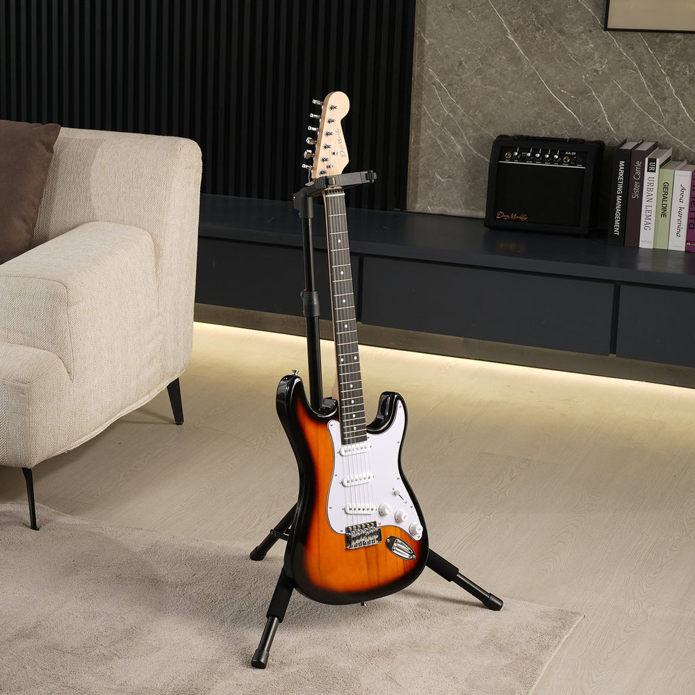 VEVOR Tripod Guitar Stand Floor-Standing Foldable 900-1200 mm (35.4-47.2 in) Adjustable Height