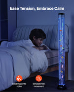 VEVOR Bubble Tube Lamp 16 Color 120 cm Sensory Aquarium Lamp for Relief Calming