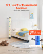 VEVOR Bubble Tube Lamp 16 Color 120 cm Sensory Aquarium Lamp for Relief Calming