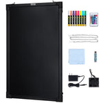 VEVOR LED Message Writing Board 40.6x30.5 cm Illuminated Erasable Lighted Chalkboard