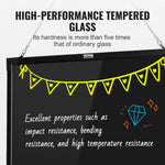 VEVOR LED Message Writing Board 81.3x61 cm Illuminated Erasable Lighted Chalkboard