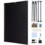 VEVOR LED Message Writing Board 81.3x61 cm Illuminated Erasable Lighted Chalkboard
