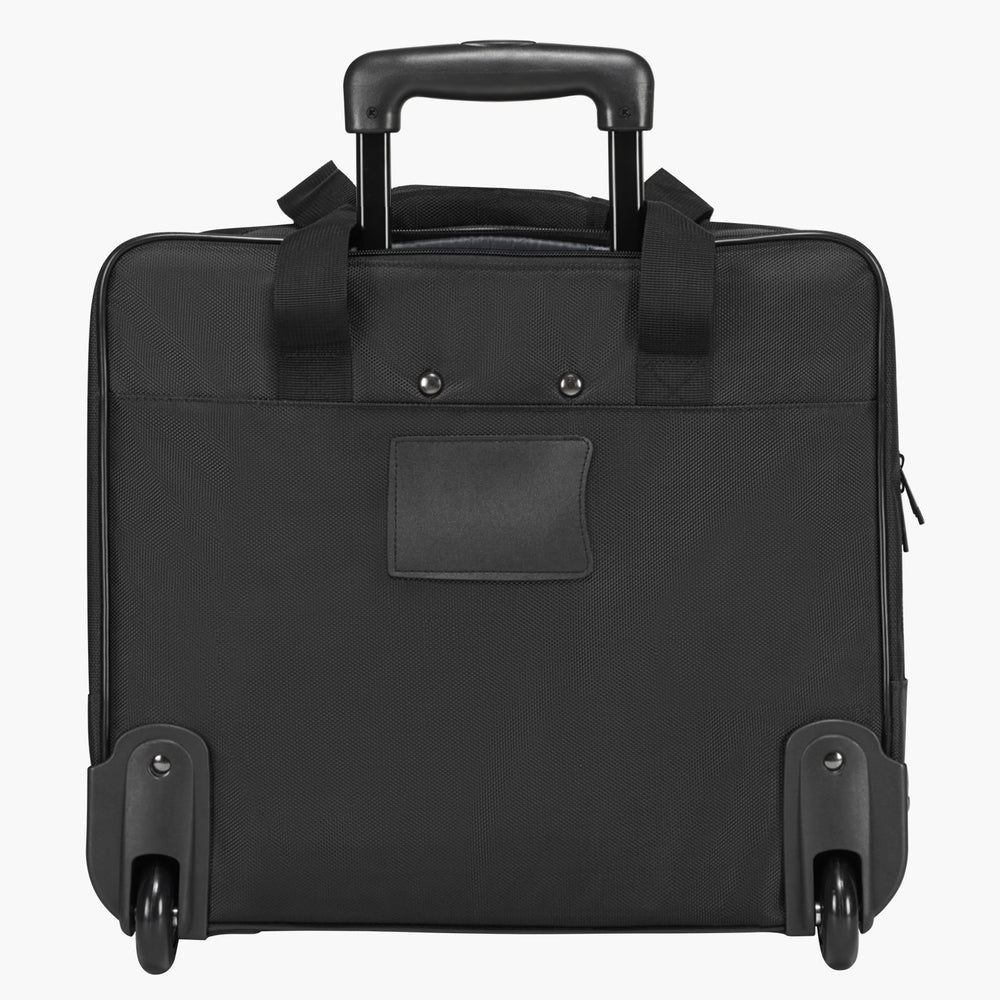 VEVOR Rolling Laptop Bag 15.6 Inch(39.6cm) Wheeled Computer Bag for Women & Men Black
