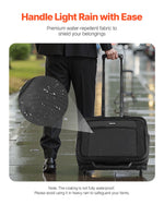 VEVOR Rolling Laptop Bag 17.3 Inch / 43,9 cm Wheeled Computer Bag for Women & Men Black