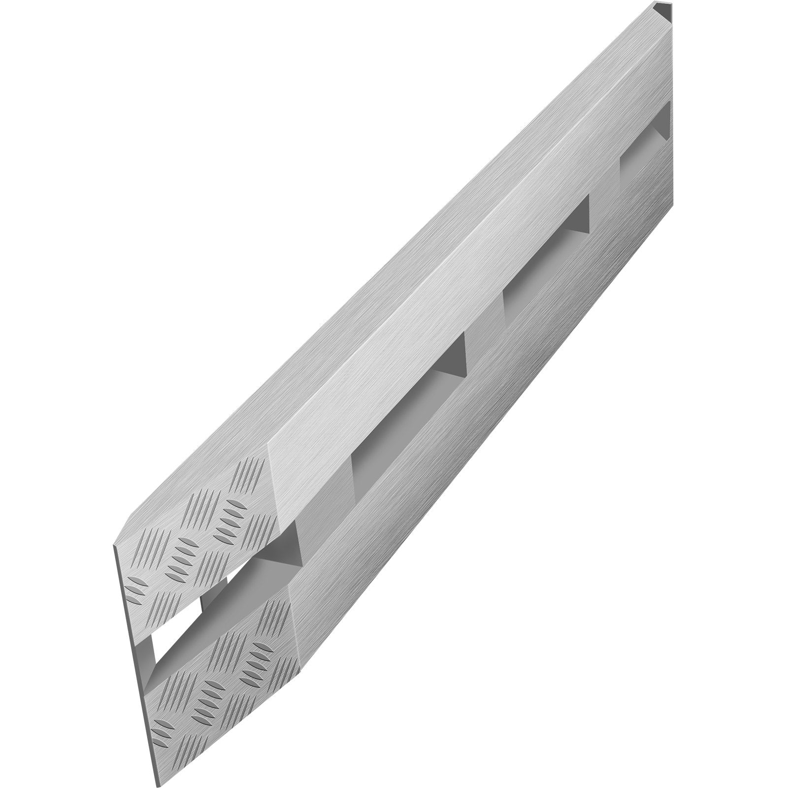 VEVOR 213.4 cm x 35.6 cm Aluminum Loading Ramps 2721.6 kg Car Trailer Truck Hook End 1 Pair