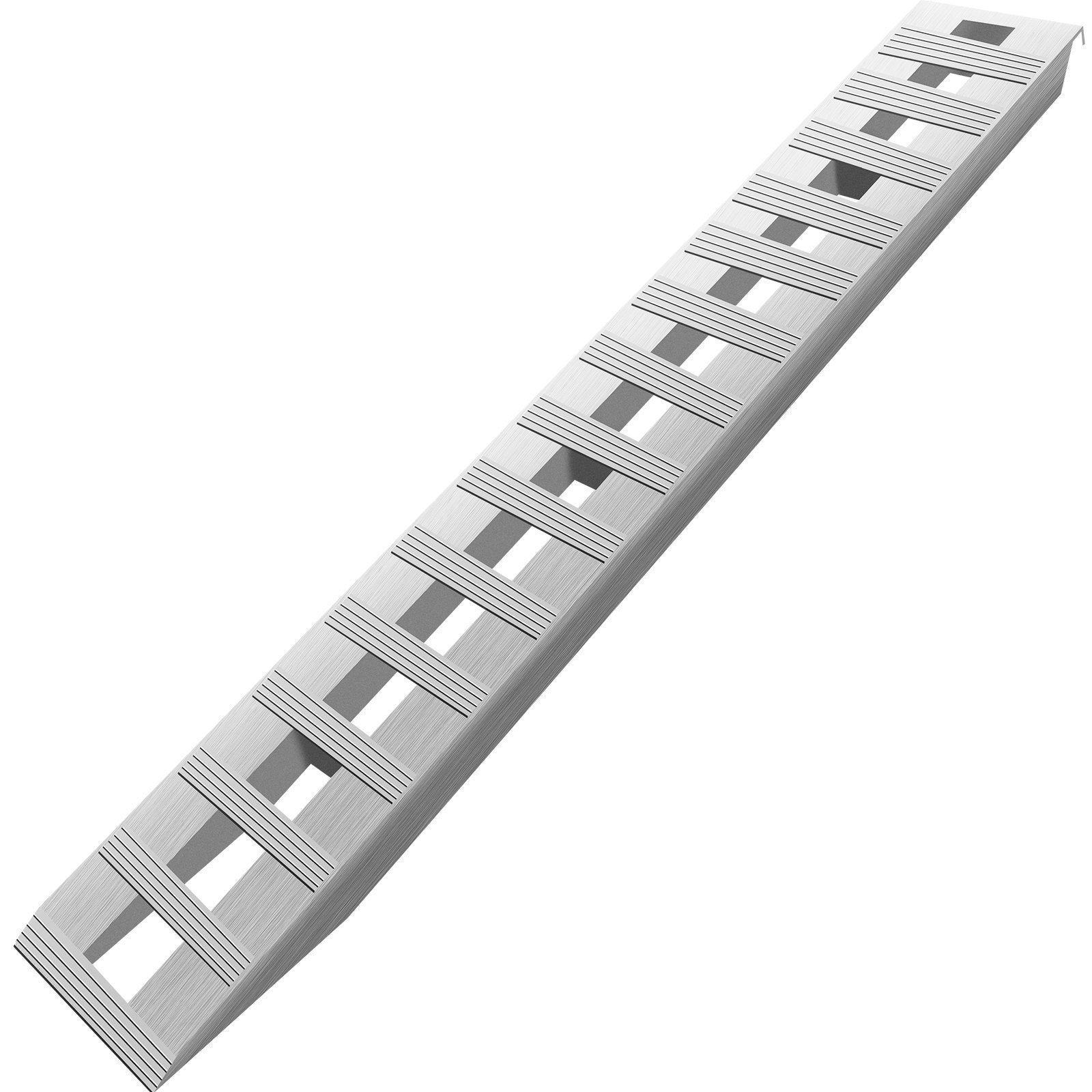 VEVOR 213.4 cm x 35.6 cm Aluminum Loading Ramps 2721.6 kg Car Trailer Truck Hook End 1 Pair
