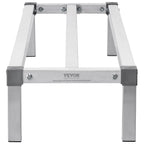 VEVOR Aluminum Dunnage Rack, 48” x 14” Commercial Food Floor Rack, 8” Off the Floor, 1000 lbs Capacity All-Welded Aluminum Storage Rack, for Storage in Restaurants, Kitchens, Garages and Vehicles