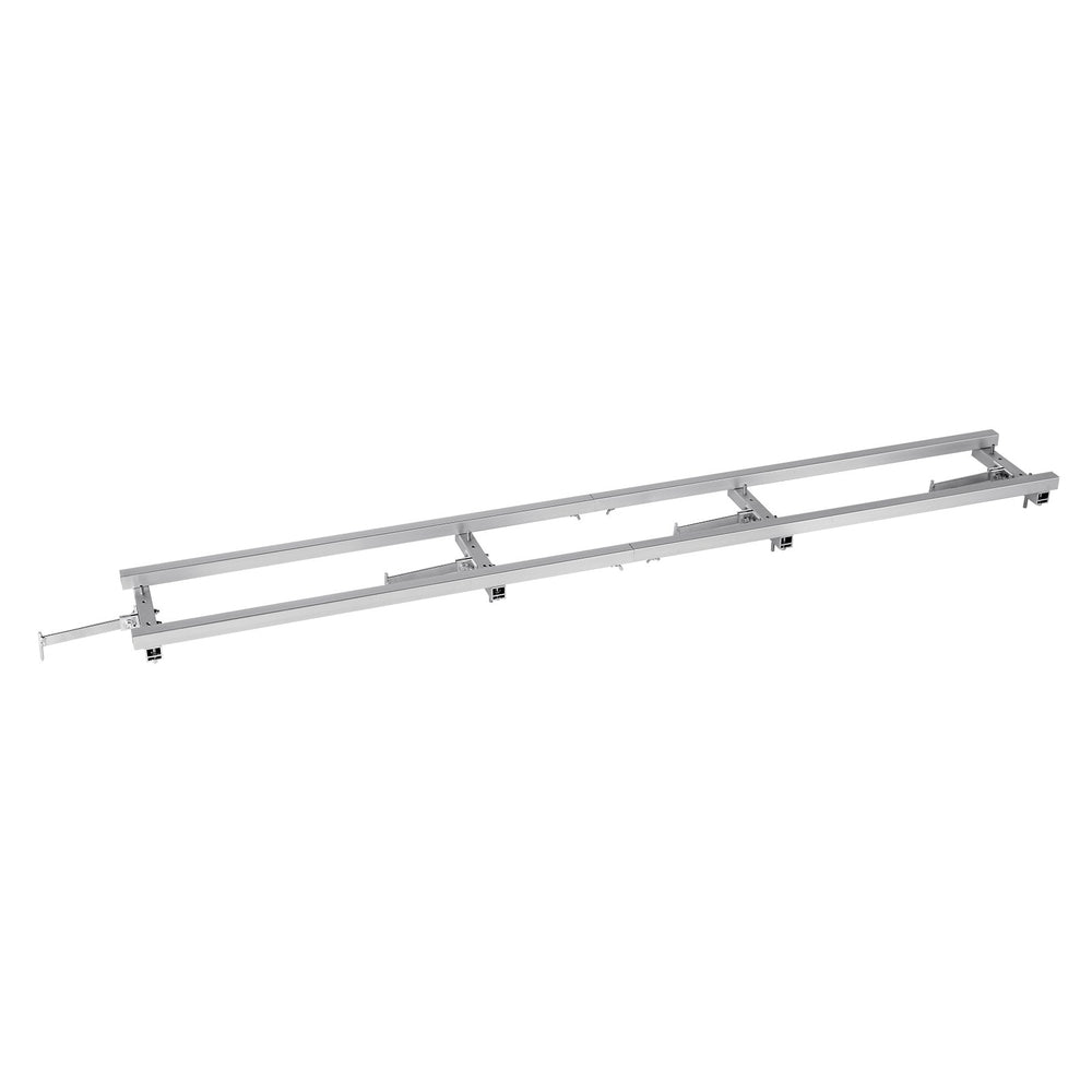 VEVOR Rail Mill Guide System 2.74 m Chainsaw Milling Rail Guide 4 Crossbar Kits
