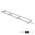 VEVOR Rail Mill Guide System 2.74 m Chainsaw Milling Rail Guide 4 Crossbar Kits