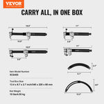 VEVOR Coil Spring Compressor Tool, 2 pcs Heavy Duty Macpherson Strut Spring Compressor Set, 1200.2 kg Strut Spring Compressor with Safety Bracket and Carrying Case, for Car Truck ATV UTV