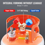 VEVOR Refrigerant Recovery Reclaim 13.6 kg Cylinder Tank with Floating Switch