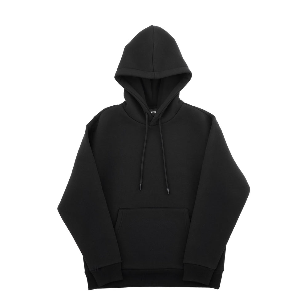 VEVOR Men Pullover Hoodie, Small Size, Fleece Long Sleeve Comfy Casual Basic Pullover Hooded Sweatshirt, Warm & Skin-friendly, Practical & Trendy, Black Hoodie with Large Pocket for Fall & Winter