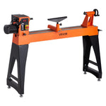 VEVOR Woodworking Lathe, 1100W / 1.5 HP, Wood Lathe Machine with 150 to 3200 RPM Variable Speed, 406 x 1020 mm Workbench, Brushless DC Motor, Cast Iron Body, Tool Rest, for Medium to Large Projects Woodworking
