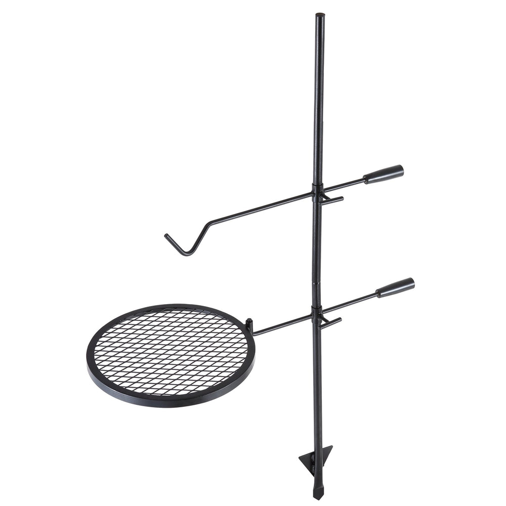 VEVOR Swivel Campfire Grill Heavy Duty Steel Open Fire Cooking Grate Adjustable