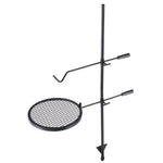 VEVOR Swivel Campfire Grill Heavy Duty Steel Open Fire Cooking Grate Adjustable