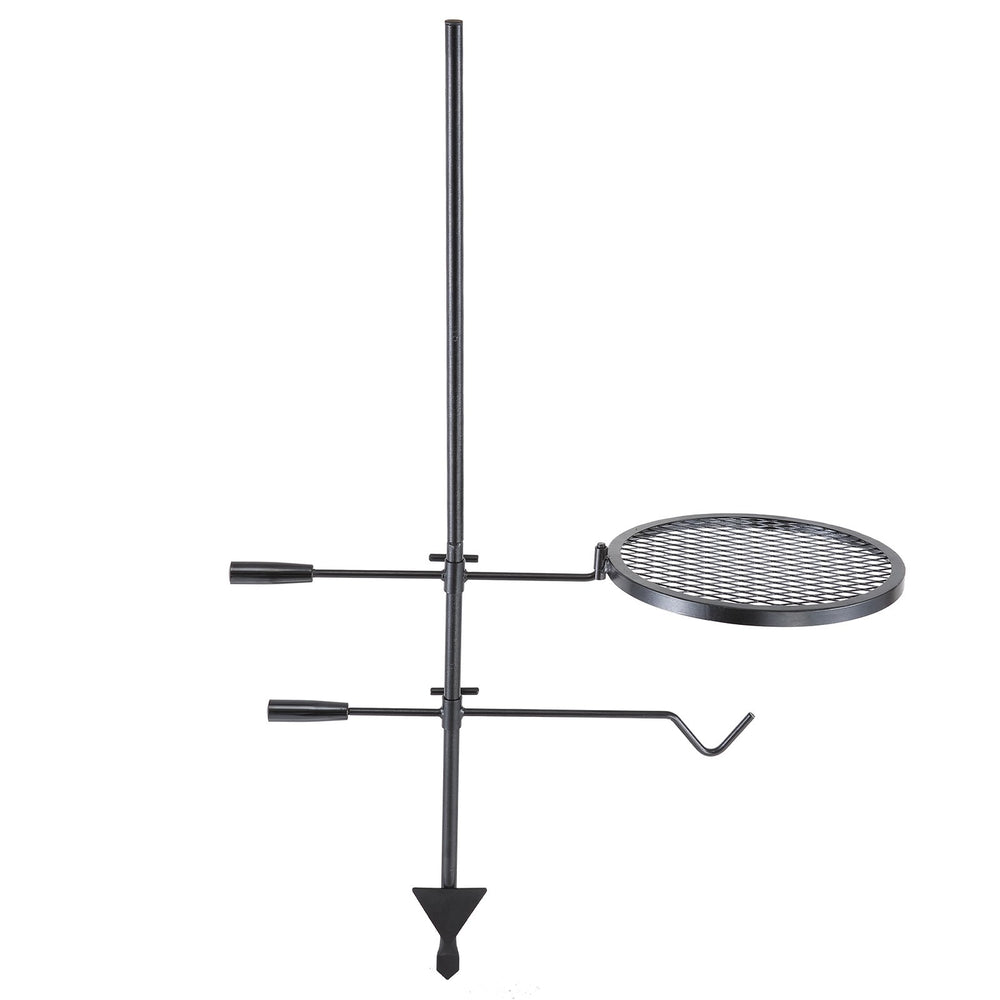 VEVOR Swivel Campfire Grill Heavy Duty Steel Open Fire Cooking Grate Adjustable