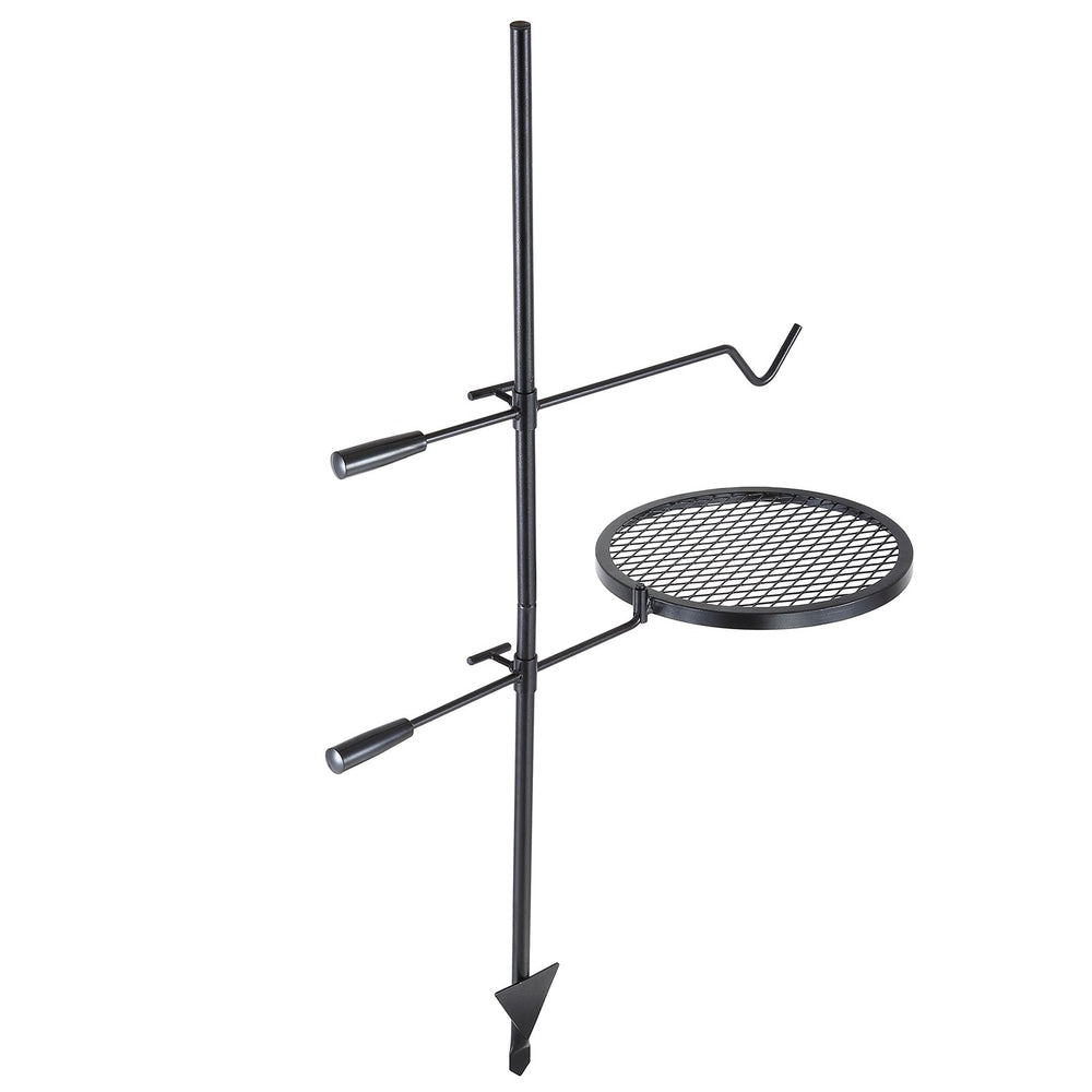 VEVOR Swivel Campfire Grill Heavy Duty Steel Open Fire Cooking Grate Adjustable