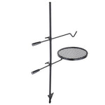 VEVOR Swivel Campfire Grill Heavy Duty Steel Open Fire Cooking Grate Adjustable
