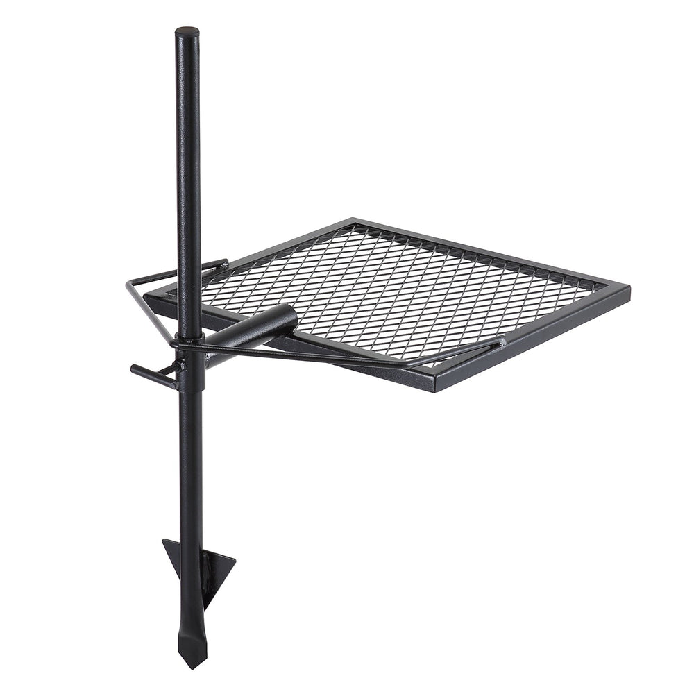 VEVOR Swivel Campfire Grill Heavy Duty Steel Open Fire Cooking Grate Adjustable