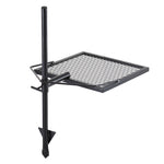 VEVOR Swivel Campfire Grill Heavy Duty Steel Open Fire Cooking Grate Adjustable