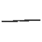 VEVOR Undermount Drawer Slides, 24 inch, Full Extension Ball Bearing Under Stair Cabinet Rails, 260 LB Load Capacity Heavy Duty Bottom Stair Cabinet Glides Track Runners,for DIY Replacement, Black