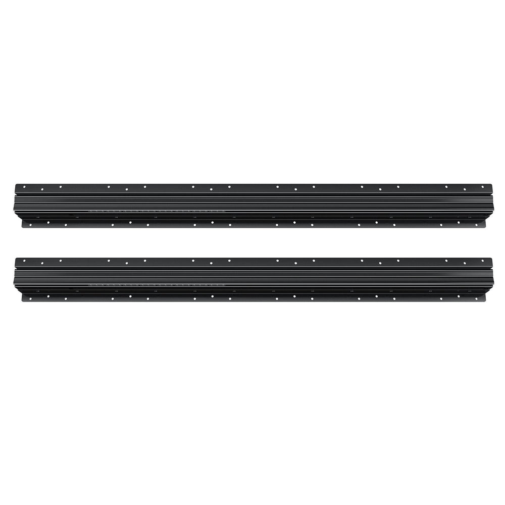 VEVOR Undermount Drawer Slides, 40 inch, Full Extension Ball Bearing Under Stair Cabinet Rails, 260 LB Load Capacity Heavy Duty Bottom Stair Cabinet Glides Track Runners,for DIY Replacement, Black