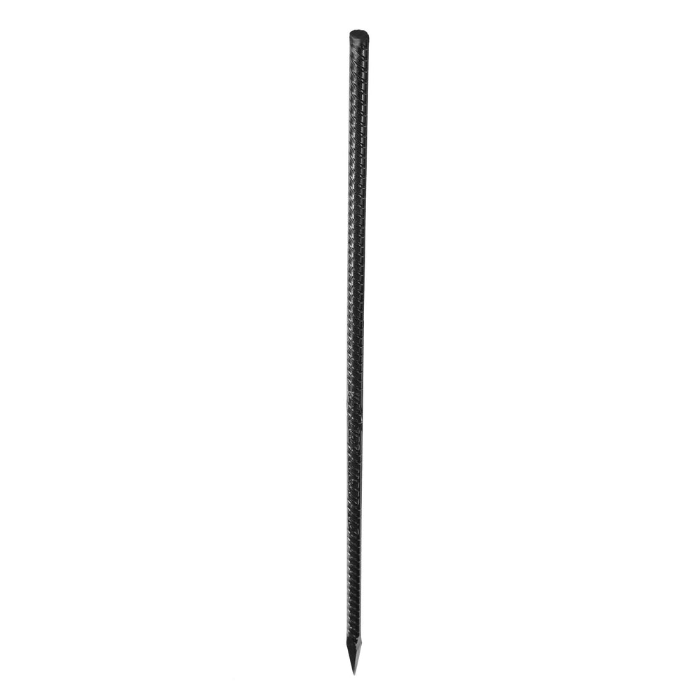 VEVOR Rebar Stakes, 609,6 mm / 24-Inch, Heavy-Duty 0.47 in Diameter, Straight Galvanized Steel Ground Anchors with Chisel Point End & Rust-Resistant Coating, for Gardening Support, Fence, Camping Tents (20-Pack)