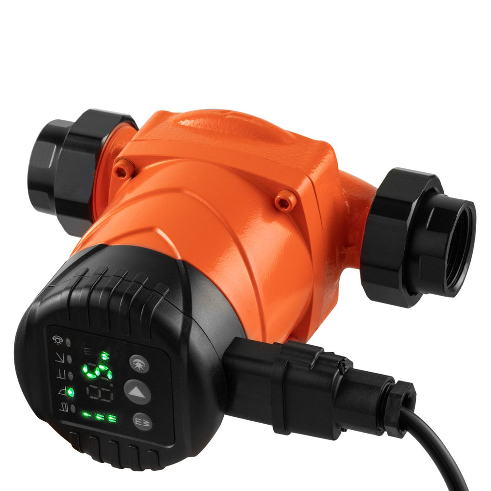 VEVOR LPS25-4BP/130 High Efficiency Circulator Pump, 42 LPM, 4 m Max Lift Cast Iron Hot Water Recirculating Circulation Pump, Threaded Connection, Check Valve, Quiet Operation, for Home Heating System