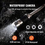 VEVOR Sewer Camera Pipe Inspection Camera 17.8 cm Screen 1000TVL Camera 20.1m