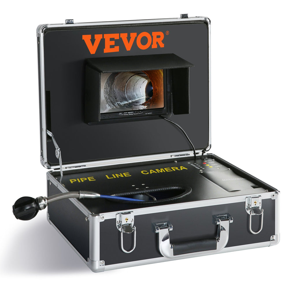 VEVOR Sewer Camera Pipe Inspection Camera 17.8 cm Screen 1000TVL Camera 20.1m