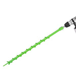 VEVOR Auger Drill Bit for Planting, 40 x 800 mm Spiral Drill Bit, Compatible with 20mm ID Drive Drills, Heavy Duty Bulb Planter Tool, Post Hole Drilling Attachments for Garden Digger Fence