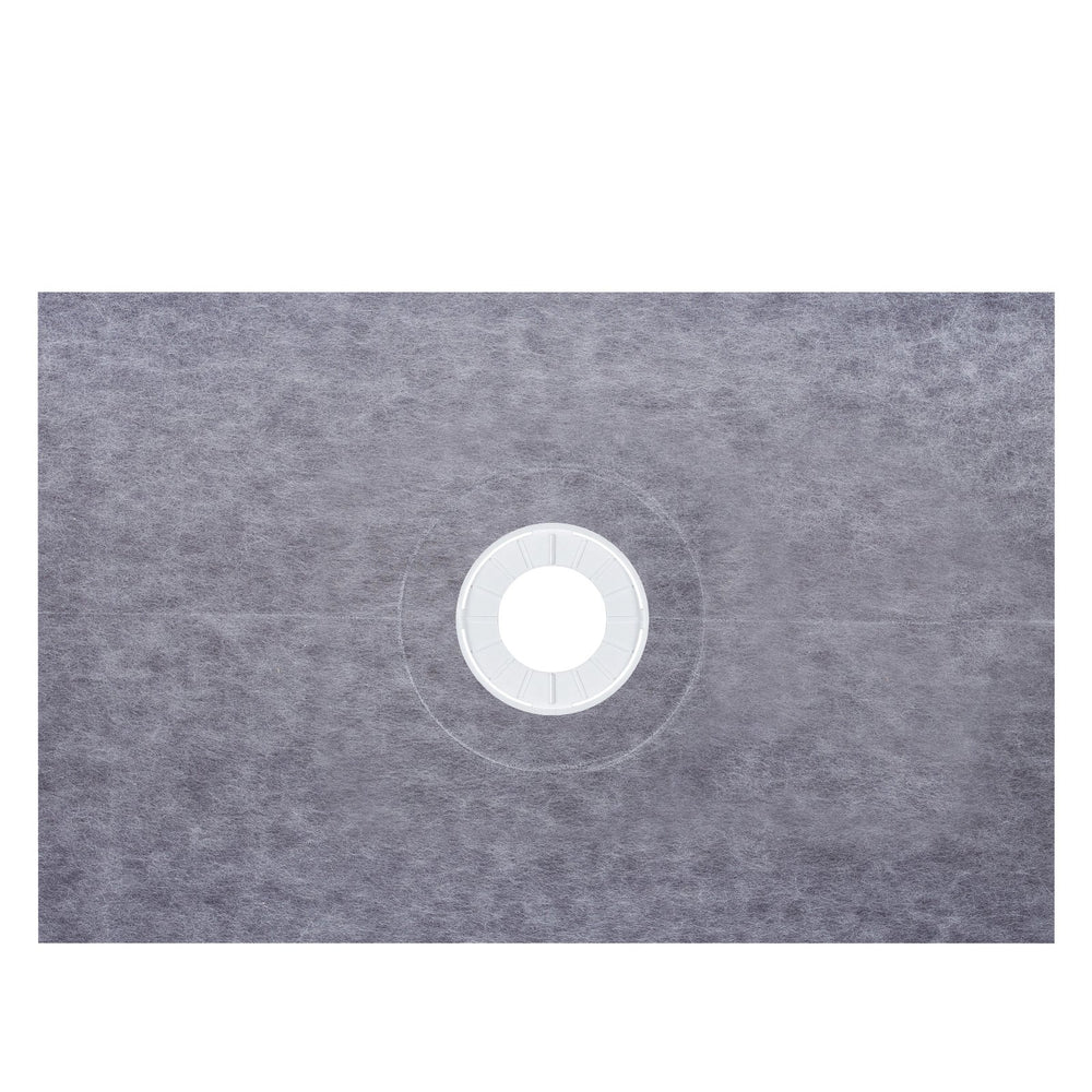 VEVOR Waterproofing Shower Kit Shower Kit Tray 48''x72'' w/ Central Drain ABS