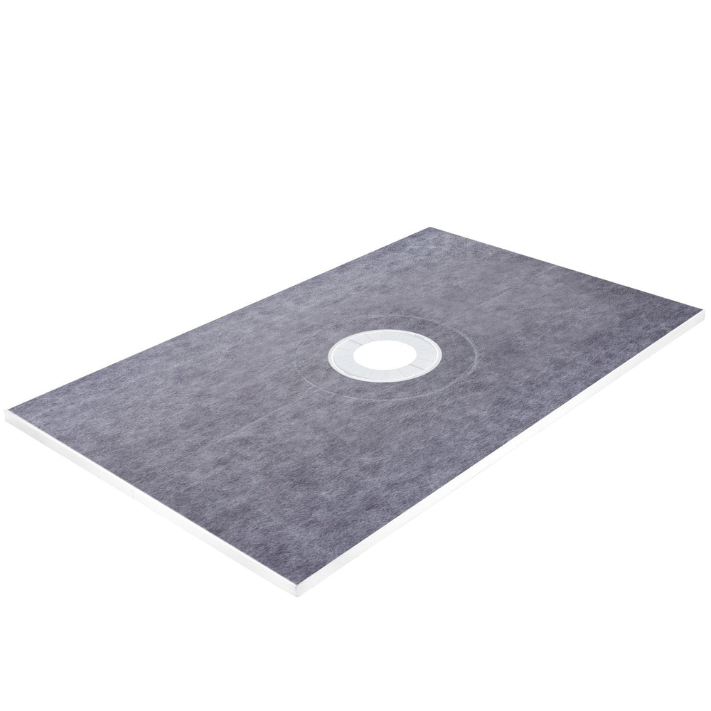 VEVOR Waterproofing Shower Kit Shower Kit Tray 48''x72'' w/ Central Drain ABS