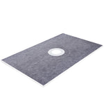 VEVOR Waterproofing Shower Kit Shower Kit Tray 48''x72'' w/ Central Drain ABS