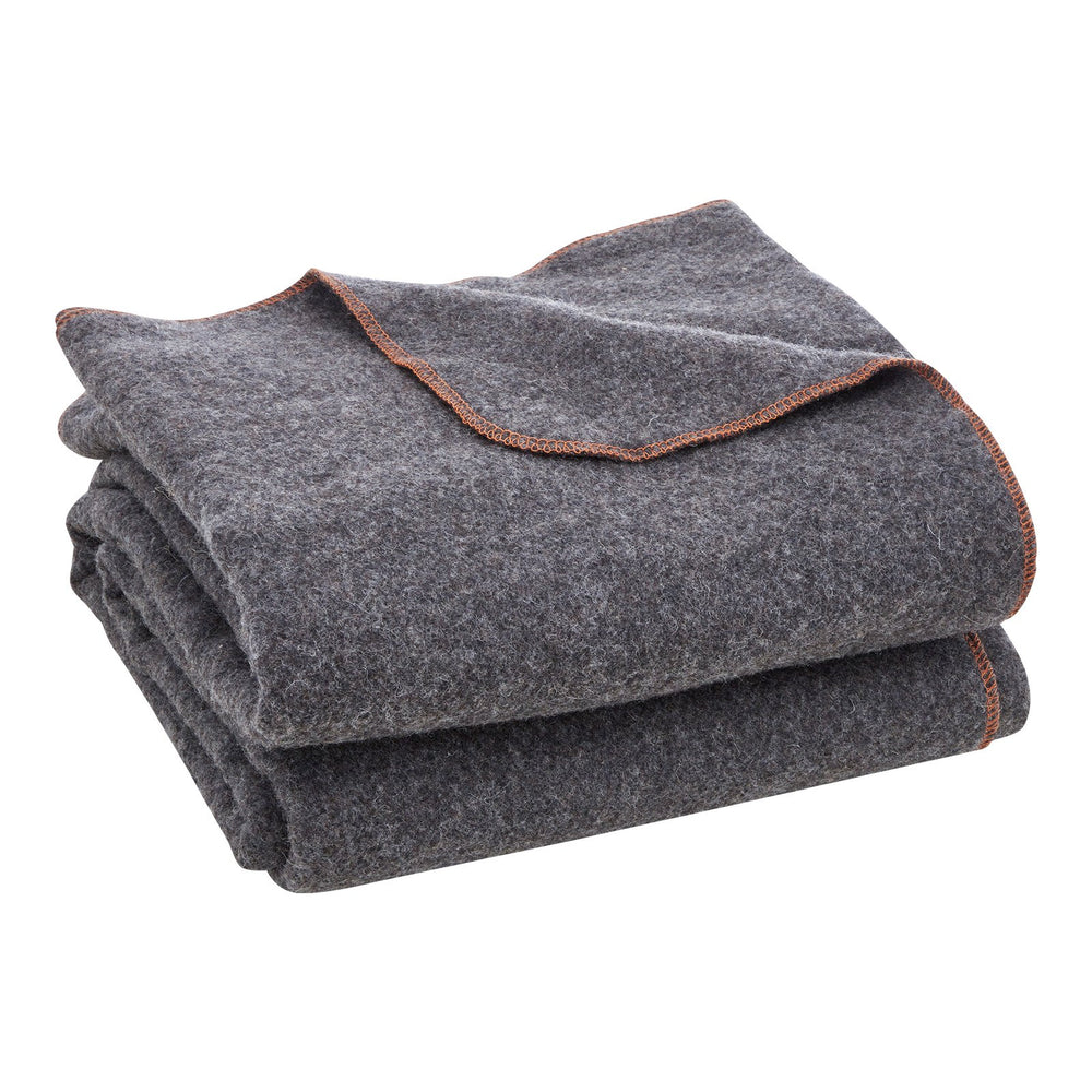 VEVOR Wool Camping Blanket 1,62x2,23m / 64" x 88" Warm for Camping Hiking Travel Dark Grey