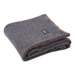 VEVOR Wool Camping Blanket 1,62x2,23m / 64" x 88" Warm for Camping Hiking Travel Dark Grey