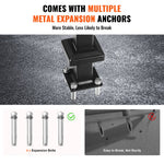 VEVOR Single Post Handrail for Outdoor 1-3 Step 102.9 cm Stair Handrail Floor Mount