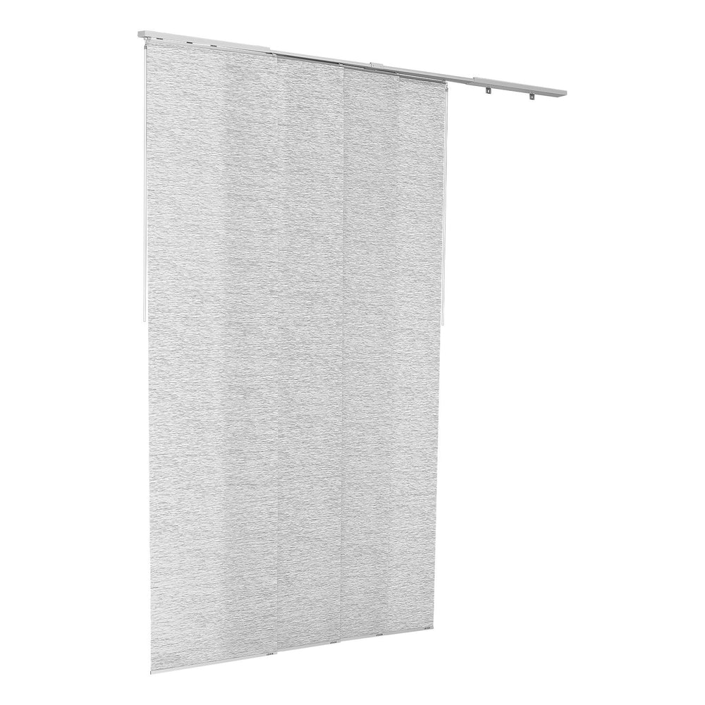 VEVOR Panel Track Blinds, Extendable Track from 116 cm to 218 cm W, Trimmable Panel Curtains Up to 243cm H, Adjustable Vertical Panel Blinds for Sliding Doors, Patio Doors, Room Divider, Window, Gray