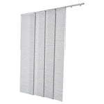 VEVOR Panel Track Blinds, Extendable Track from 116 cm to 218 cm W, Trimmable Panel Curtains Up to 243cm H, Adjustable Vertical Panel Blinds for Sliding Doors, Patio Doors, Room Divider, Window, Gray