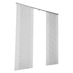 VEVOR Panel Track Blinds, Extendable Track from 116 cm to 218 cm W, Trimmable Panel Curtains Up to 243cm H, Adjustable Vertical Panel Blinds for Sliding Doors, Patio Doors, Room Divider, Window, Gray