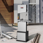 VEVOR Band Saw with Stand Benchtop Bandsaw 24.5 cm 370W Two-Speed Adjustable