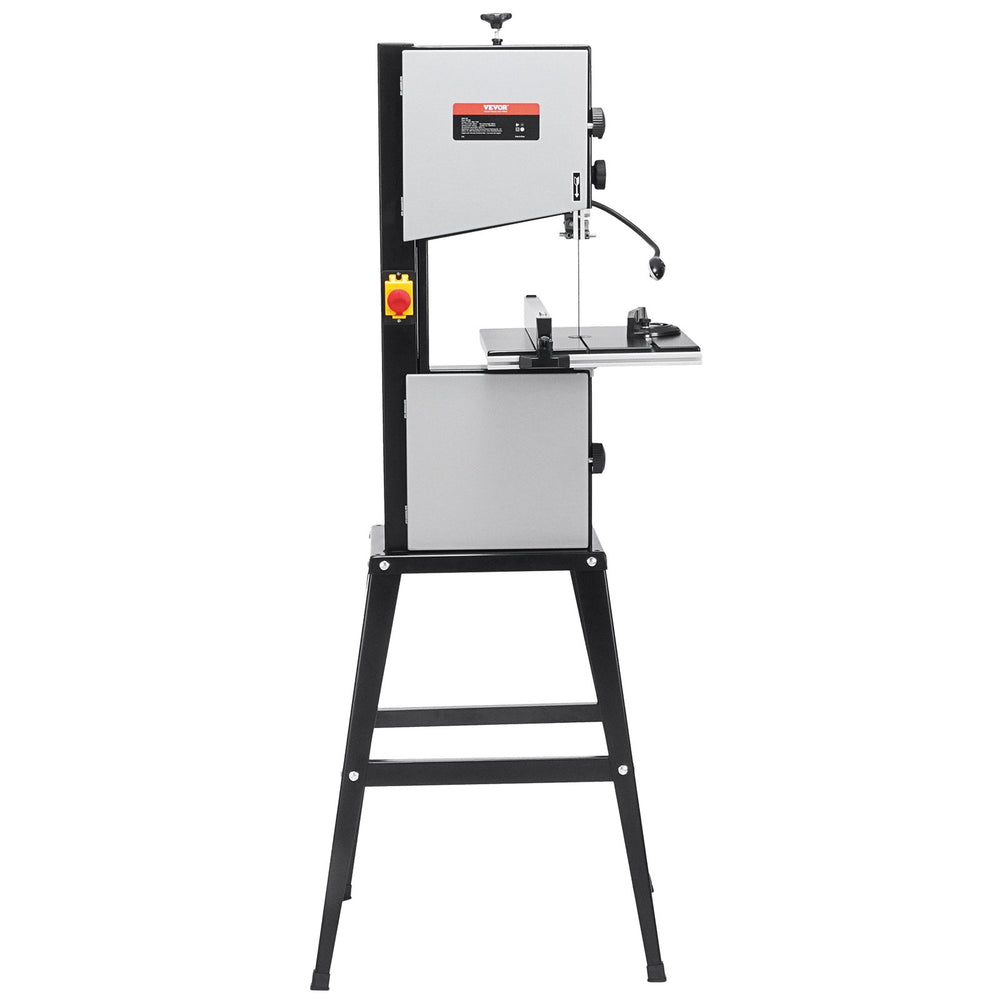 VEVOR Band Saw with Stand Benchtop Bandsaw 24.5 cm 370W Two-Speed Adjustable