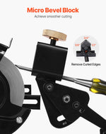 VEVOR Pro Grind Sharpening System, Multi-Grind Sharpening Jig for 152mm & 203mm Bench Grinder - with Platform Jig, Tool Rest Bar, Setup Block, Miter Slide, Micro Bevel Block, for Woodturning Tools