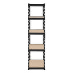 VEVOR Storage Shelves, 2000 lbs, 5 Tier Garage Storage Shelving, 16" D x 32" W x 62.8" H Adjustable Metal Shelves for Garage Shelves Utility Rack Shelf, Ideal for Kitchen, Warehouse, Basement, Black