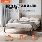 VEVOR Murphy Bed Kit, Full Size, Vertical Deluxe DIY Wall Bed Mechanical Hardware Kit, Pneumatic Lever Heavy Duty Bed Frame Support, Folding Cabinet Wall Bed Space Saving Design for Guestroom