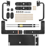 VEVOR Murphy Bed Kit, Full Size, Vertical Deluxe DIY Wall Bed Mechanical Hardware Kit, Pneumatic Lever Heavy Duty Bed Frame Support, Folding Cabinet Wall Bed Space Saving Design for Guestroom