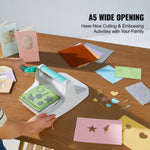 VEVOR Manual Die Cutting Embossing Machine 15.2 cm Opening For Art Craft Scrapbooking