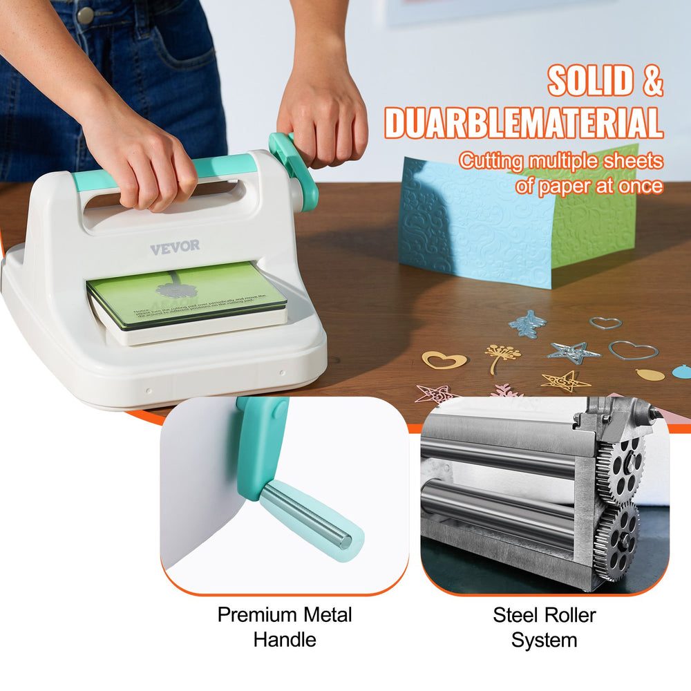 VEVOR Manual Die Cutting Embossing Machine 15.2 cm Opening For Art Craft Scrapbooking