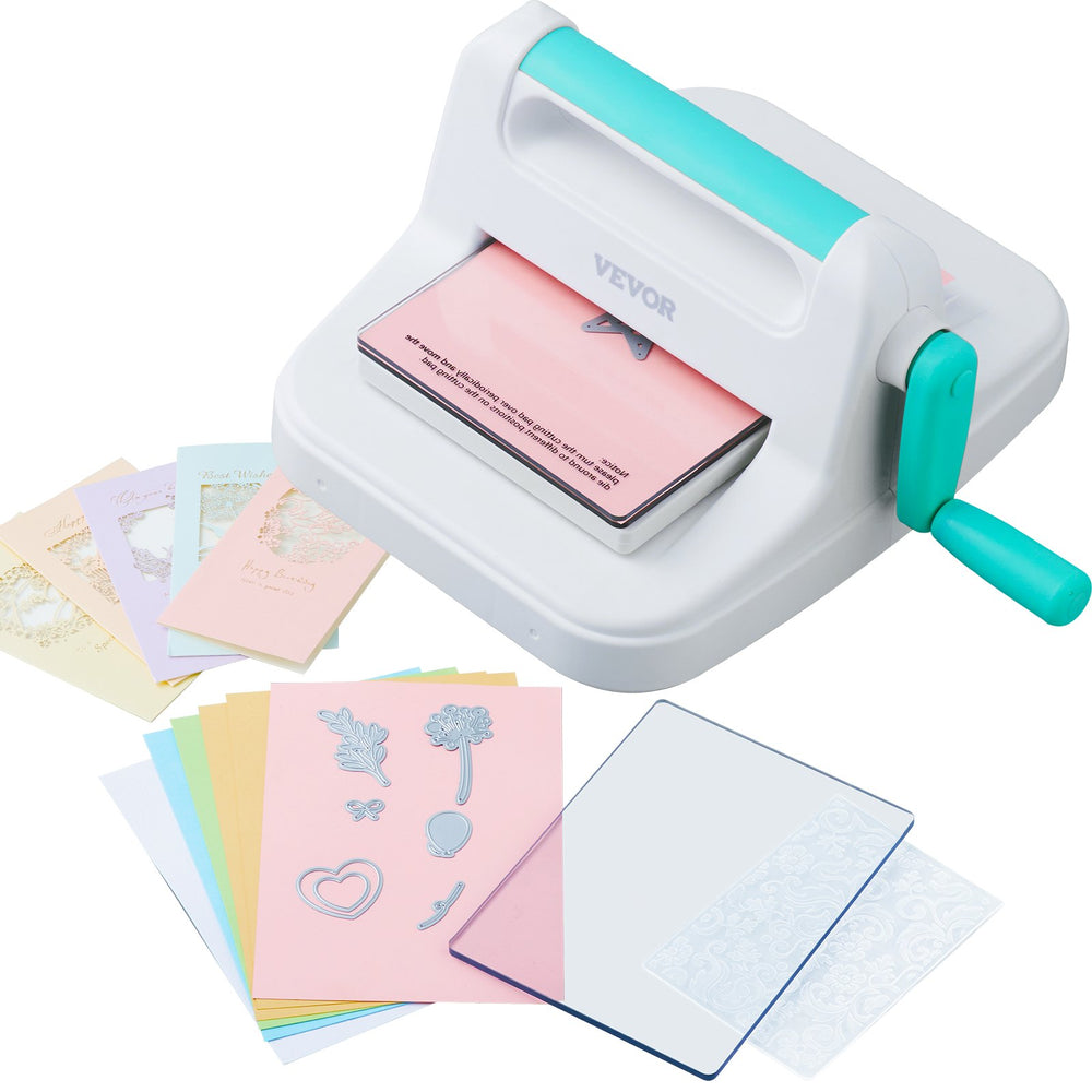 VEVOR Manual Die Cutting Embossing Machine 15.2 cm Opening For Art Craft Scrapbooking