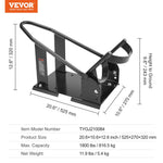 VEVOR Motorcycle Removable Wheel Tire Chock Nest Cradle Adjustable Universal